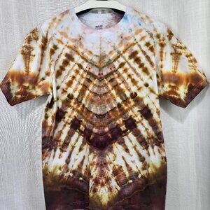 Oregon Rain V-Fold Tie-Dyed Men's T-Shirt - Size Large